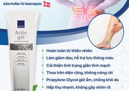 Gel xoa bóp giảm đau Abena – Giải pháp tối ưu cho các vấn đề về cơ khớp