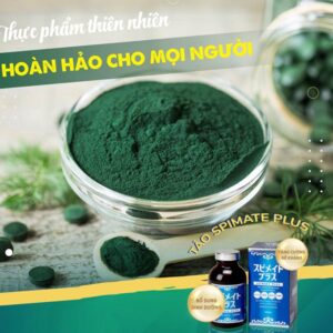 Thực phẩm bảo vệ sức khỏe Tảo Spimate Plus Hộp 1200V - Ảnh 3