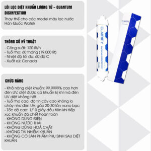 Máy lọc nước Watek nóng lạnh RO - Ảnh 2