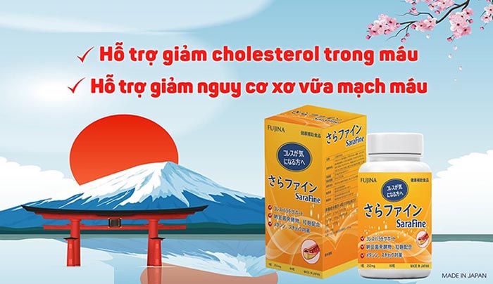 Viên ổn định mỡ máu SARAFINE-2