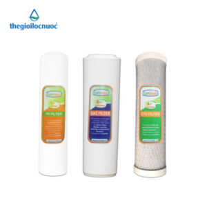 Bộ lõi lọc thô nhãn hiệu Euromade, combo 3 lõi