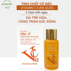 Tinh Chất Vita-C Total Care Ampule Newland - "Bí Quyết" Da Căng Sáng, Mờ Thâm Từ Hàn Quốc