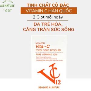 Tinh Chất Vita-C Total Care Ampule Newland - "Bí Quyết" Da Căng Sáng, Mờ Thâm Từ Hàn Quốc - Ảnh 5