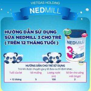 Nedmill Stage 3 - Dinh dưỡng toàn diện cho bé yêu trên 12 tháng tuổi - Ảnh 4