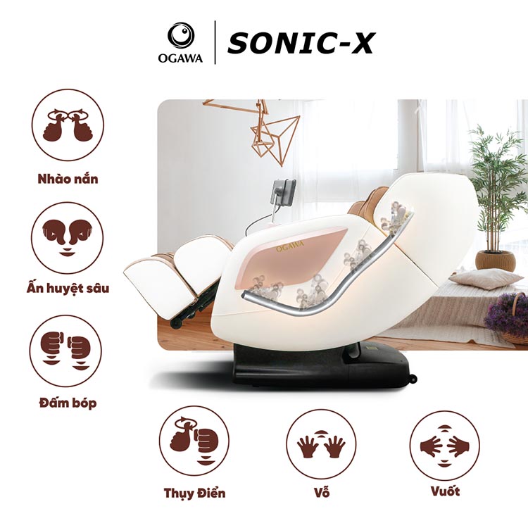 Ghế Massage Smart Sonic X (OG-5572) 2 Ghế Massage Smart Sonic X (OG-5572)