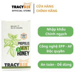 Keo Ong Xanh Tracybee Propolis Mint - Giảm đau rát họng, ho, viêm họng - Ảnh 4