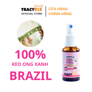 Keo ong xịt Tracybee vị trái cây 30ml