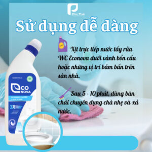 Nước tẩy rửa nhà vệ sinh Econova - Ảnh 2