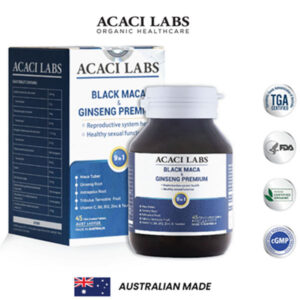 Acaci Labs Black Maca và Ginseng Premium - Bí quyết tăng cường sinh lực phái mạnh