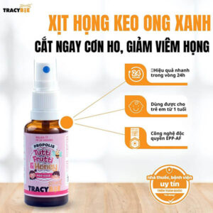 Keo ong Propolis Tutti Frutti & Honey for Kids Tracybee (vị trái cây 30ml)