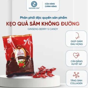 Kẹo Quả Sâm Không Đường - Bí quyết khỏe mạnh mỗi ngày