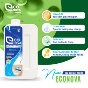 Nước lau sàn oải hương ECONOVA - Giải Pháp "Sạch" Chuẩn Ý Cho Ngôi Nhà Thơm Mát