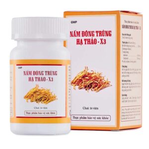 Nấm đông trùng hạ thảo - x3 Chai 30 Viên