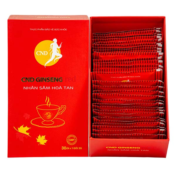 CND Ginseng Red – Nhân sâm hòa tan, hỗ trợ bổ thận, giảm mệt mỏi hộp 30 gói 7 CND Ginseng Red – Nhân sâm hòa tan, hỗ trợ bổ thận, giảm mệt mỏi hộp 30 gói - Ảnh 5