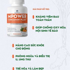 Thực phẩm bảo vệ sức khỏe Mpower Curcumin Plus - Ảnh 4