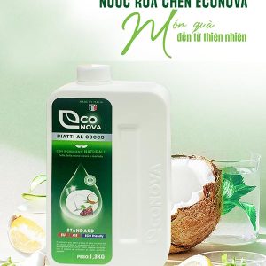 Nước Rửa Chén Thảo Mộc Dừa Già Econova - PIATTI AL COCCO 10 Nước Rửa Chén Thảo Mộc Dừa Già Econova - PIATTI AL COCCO - Ảnh 5