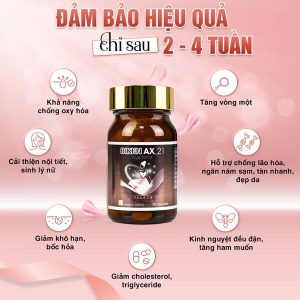 BIKEN AX 21 - Cân Bằng Nội Tiết Tố Nữ & Chống Lão Hóa - Ảnh 2