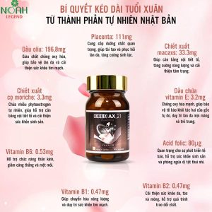 BIKEN AX 21 - Cân Bằng Nội Tiết Tố Nữ & Chống Lão Hóa - Ảnh 3