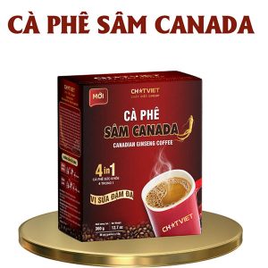 Cà Phê Sâm Canada (Hộp 30 gói) - Vị Đậm Đà và Sức Khỏe Vàng