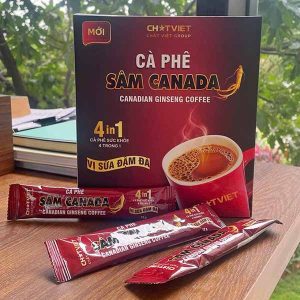 Cà Phê Sâm Canada (Hộp 30 gói) - Vị Đậm Đà và Sức Khỏe Vàng - Ảnh 2