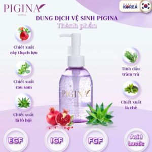 Dung dịch vệ sinh phụ nữ Pigina 150ml - Pigina Intimate Gel Wash - Ảnh 3