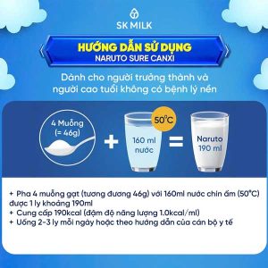 Naruto Sure Canxi - Dinh Dưỡng Cho Xương Khớp Chắc Khỏe - Ảnh 6