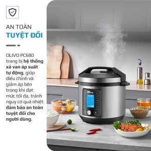 Nồi áp suất điện đa năng Olivo PC680 - Ảnh 2