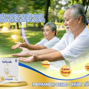 Sữa non tổ yến Papamilk Gold hỗ trợ xương khớp - Hộp 24 Gói 15 Sữa non tổ yến Papamilk Gold hỗ trợ xương khớp - Hộp 24 Gói - Ảnh 7