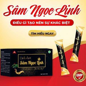 Thực phẩm bổ sung dịch chiết Sâm Ngọc Linh