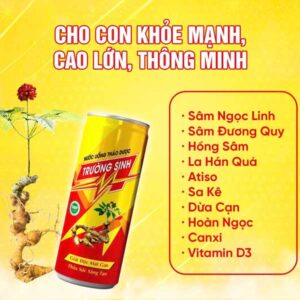 NƯỚC UỐNG THẢO DƯỢC TRƯỜNG SINH - Giải pháp tăng cường sức khỏe