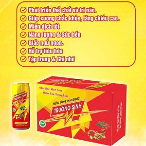 NƯỚC UỐNG THẢO DƯỢC TRƯỜNG SINH - Giải pháp tăng cường sức khỏe