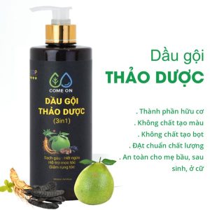 Dầu gội thảo dược COME ON 3in1 - Da Đầu Sạch Khỏe, Tóc Chắc Khỏe, Bồng Bềnh 11 Dầu gội thảo dược COME ON 3in1 - Da Đầu Sạch Khỏe, Tóc Chắc Khỏe, Bồng Bềnh - Ảnh 3