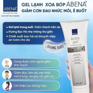 Abena Active Gel - Gel Lạnh Xoa Bóp Giảm Đau Từ Đan Mạch - Ảnh 3