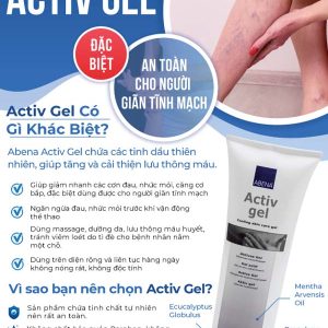 Abena Active Gel - Gel Lạnh Xoa Bóp Giảm Đau Từ Đan Mạch - Ảnh 5