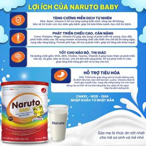 Naruto Baby – Sữa Bột Dinh Dưỡng Hỗ Trợ Miễn Dịch & Phát Triển Toàn Diện - Ảnh 2
