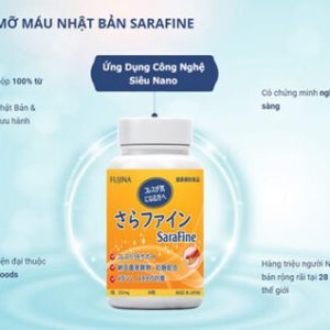 Sarafine Fujina Hỗ Trợ Giảm Cholesterol và Mỡ Máu 8 Sarafine Fujina Hỗ Trợ Giảm Cholesterol và Mỡ Máu - Ảnh 2