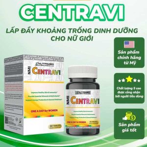 Thực phẩm bảo vệ sức khỏe NMI CENTRAVI (120 viên) - Ảnh 4