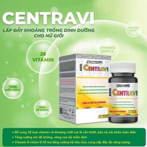 Thực phẩm bảo vệ sức khỏe NMI CENTRAVI (120 viên) - Ảnh 3