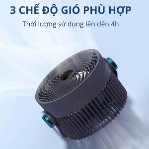 Kachi MK372 - Quạt tích điện pin 4000mAh Đánh bay nóng bức mọi lúc mọi nơi - Ảnh 6