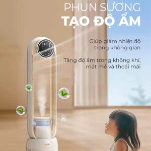 Magic Eco AC-307 - Quạt Không Cánh 2 trong 1 - Làm Mát và Lọc Sạch Không Khí - Ảnh 4