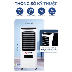 Iruka I-99 - Quạt làm mát lọc không khí không gian sống của bạn - Ảnh 2