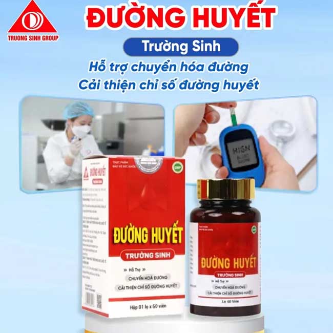 Thực phẩm bảo vệ sức khỏe đường huyết Trường Sinh 3 Thực phẩm bảo vệ sức khỏe đường huyết Trường Sinh