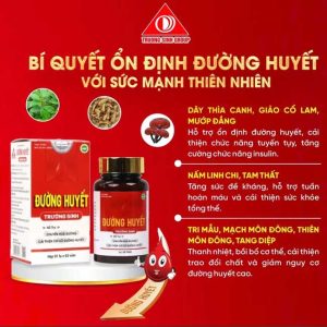 Thực phẩm bảo vệ sức khỏe đường huyết Trường Sinh 9 Thực phẩm bảo vệ sức khỏe đường huyết Trường Sinh - Ảnh 3