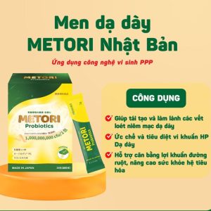 Men dạ dày Metori Nhật Bản Đẩy Lùi Vi Khuẩn HP & Đau Dạ Dày - Ảnh 3