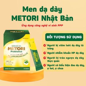 Men dạ dày Metori Nhật Bản Đẩy Lùi Vi Khuẩn HP & Đau Dạ Dày - Ảnh 2