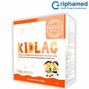 Kidlac - Men vi sinh hỗ trợ tiêu hóa cho trẻ ( hộp 60 gói ) - Ảnh 2