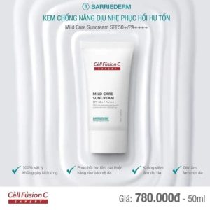 Cell Fusion C Expert Mild Care Suncream SPF 50+/ PA - Hoàn Hảo Cho Da Nhạy Cảm, Mẹ Bầu và Da Hư Tổn - Ảnh 3