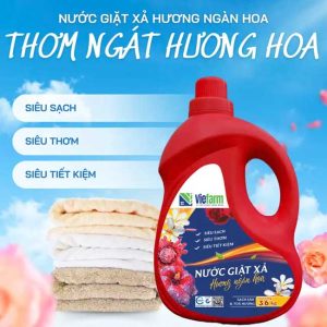Nước Giặt Xả VIEFARM Hương Ngàn Hoa - Siêu Sạch, Siêu Thơm - Ảnh 2