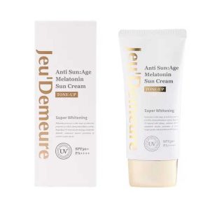 Kem chống nắng Melatonin Jeu’Demeure – Chống lão hoá, nâng tone da (tuýp 50ml)