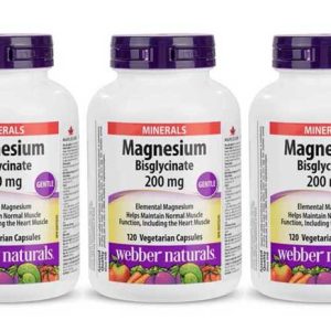 Magnesium Bisglycinate 200 mg WEBBER NATURALS - Cho Cơ Bắp Và Giấc Ngủ Sâu - Ảnh 3